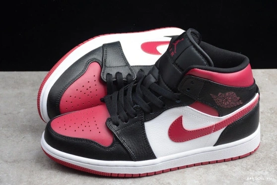 Cheap EP 554724-066 Air 554724-066 Jordan Mid  Bred Toe 1 0107